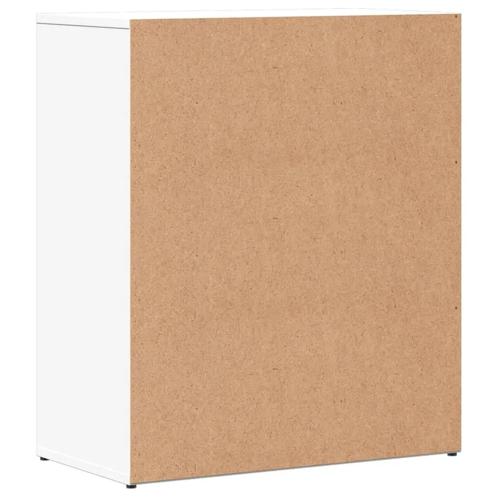 Sideboard Storage Cabinet 60x31x70 cm White Engineered Wood