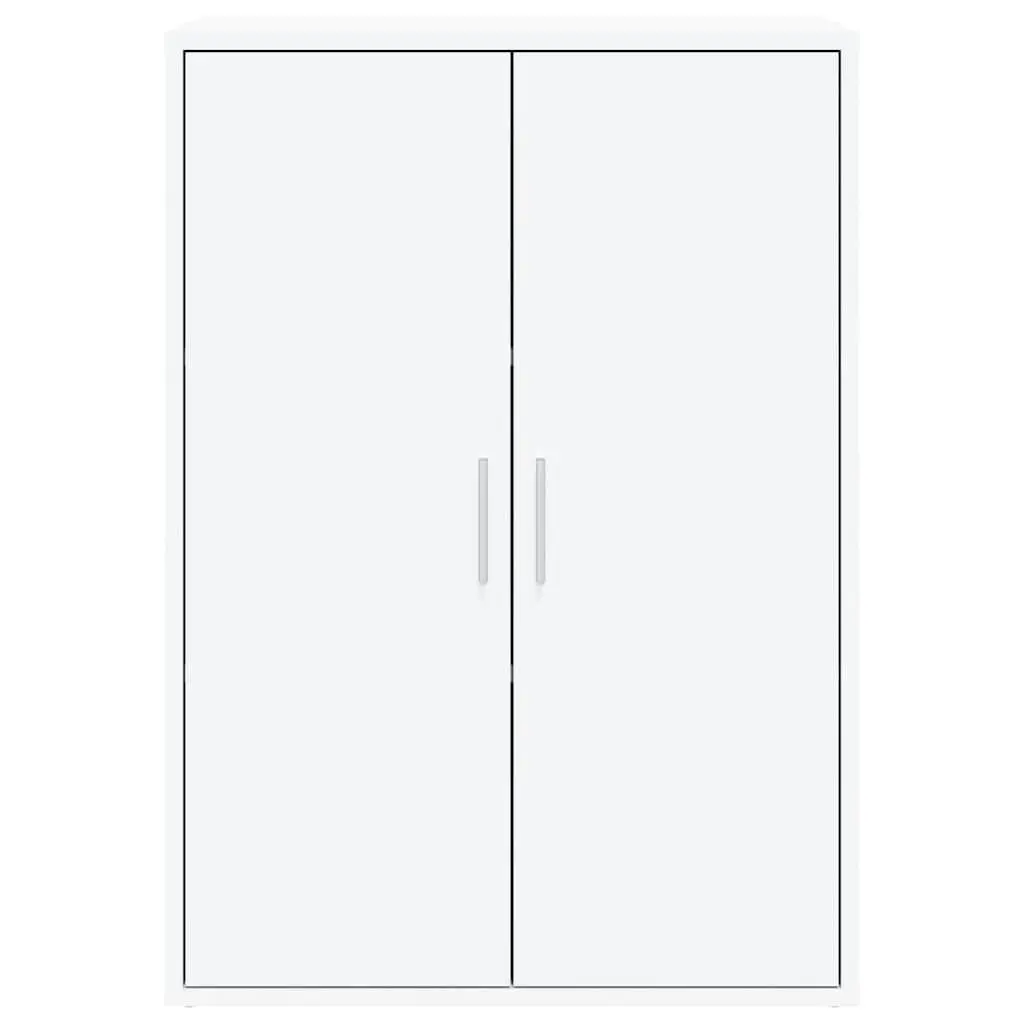 Sideboard Storage Cabinet 60x31x84 cm White Engineered Wood Buffet Furniture