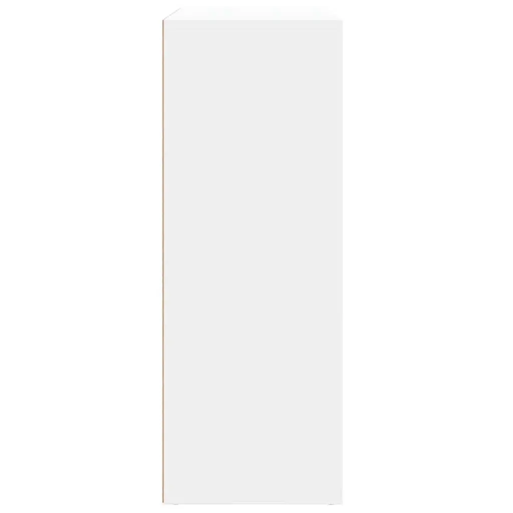 Sideboard Storage Cabinet 60x31x84 cm White Engineered Wood Buffet Furniture