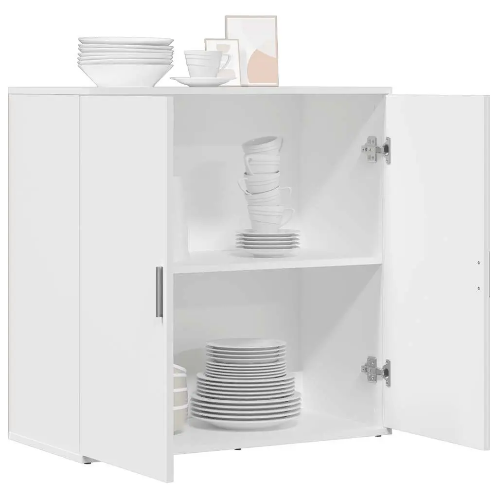 White Sideboard with Storage