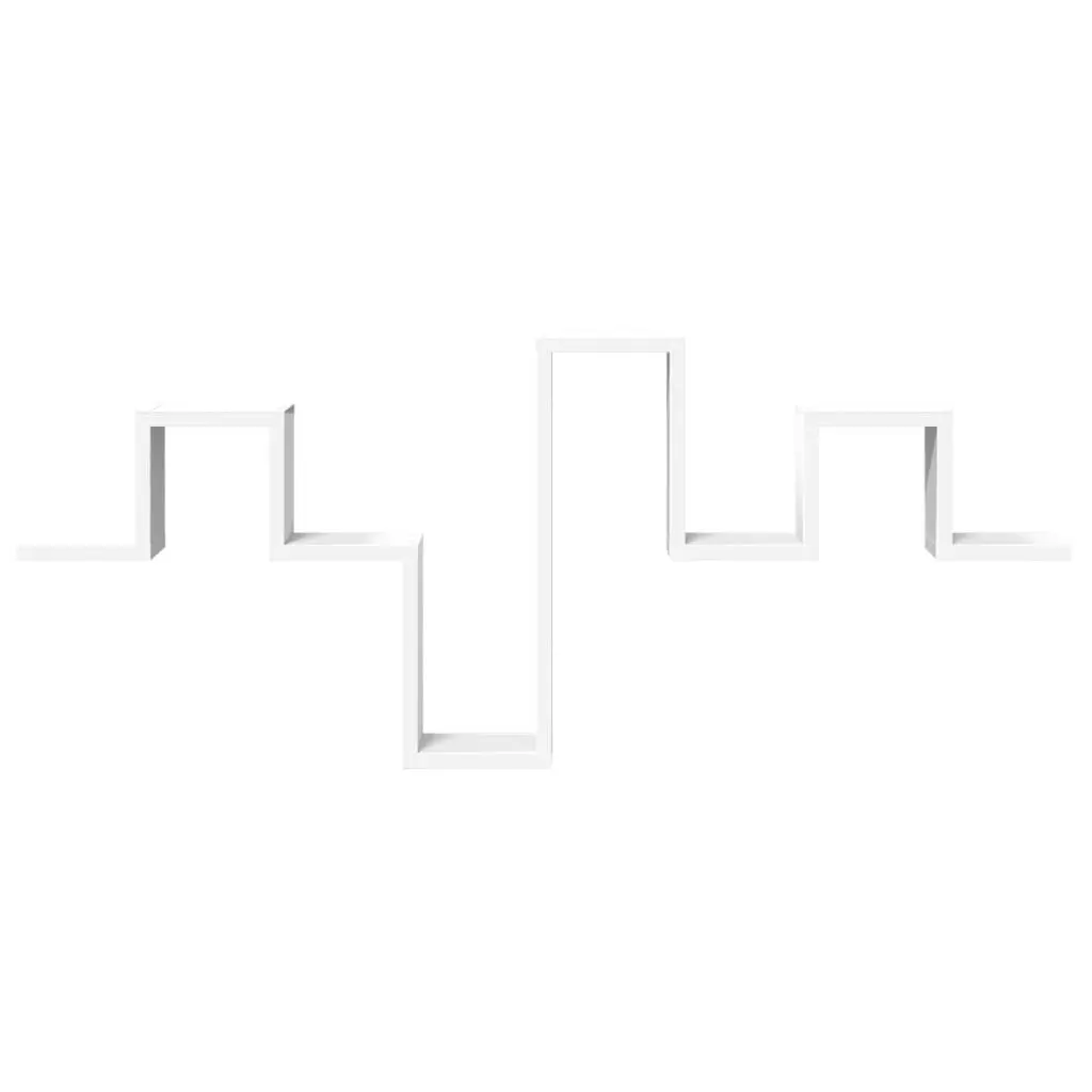 Wall Shelf Storage Display Bookcase 104.5x10x43 cm White
