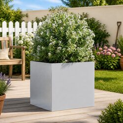 Reliable Galvanised Steel Planter for Your Garden