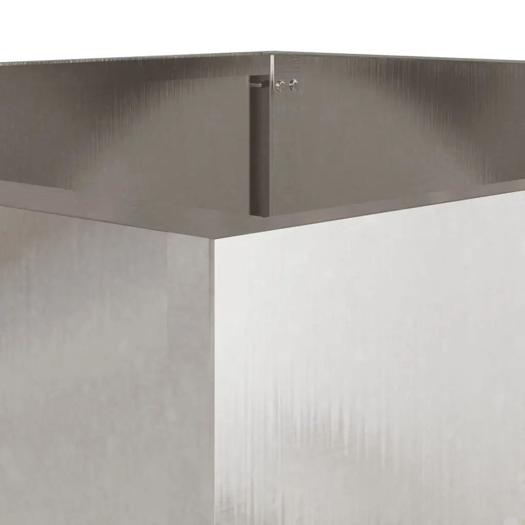 Stainless Steel Planters Set of 2 49x47x46cm for Outdoor Use