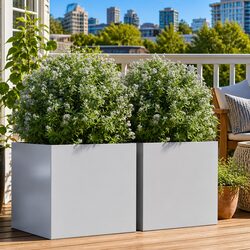 Reliable Silver Garden Planters for Lasting Use