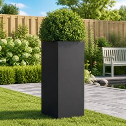 Reliable Black Steel Planter for Your Outdoors