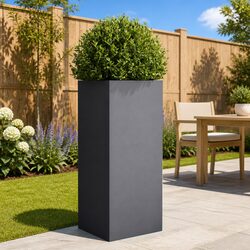 Value and Practicality in an Anthracite Steel Planter