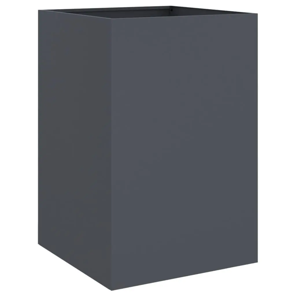 Planter Box Anthracite 52x48x75cm Raised Bed Garden Flower Container Outdoor