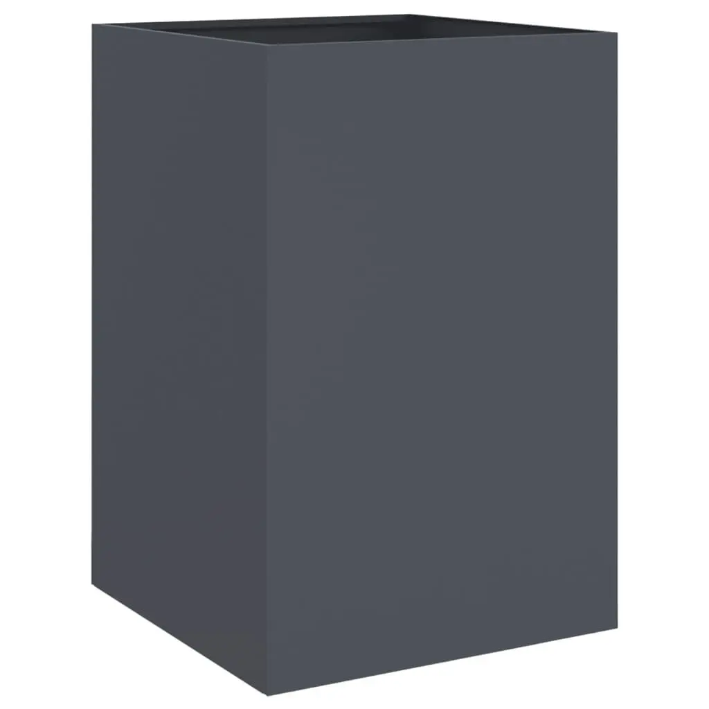 Planter Box Anthracite 52x48x75cm Raised Bed Garden Flower Container Outdoor