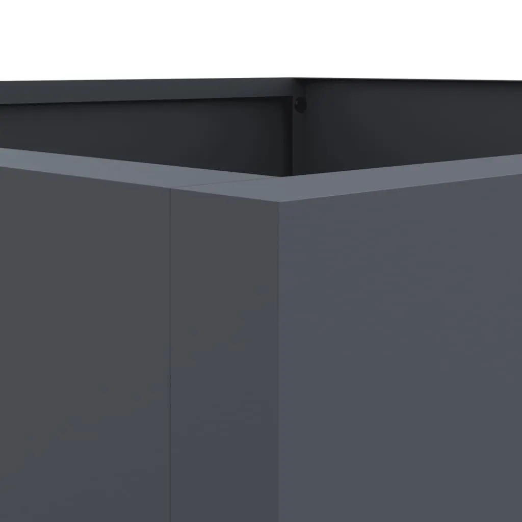 Planter Box Anthracite 52x48x75cm Raised Bed Garden Flower Container Outdoor
