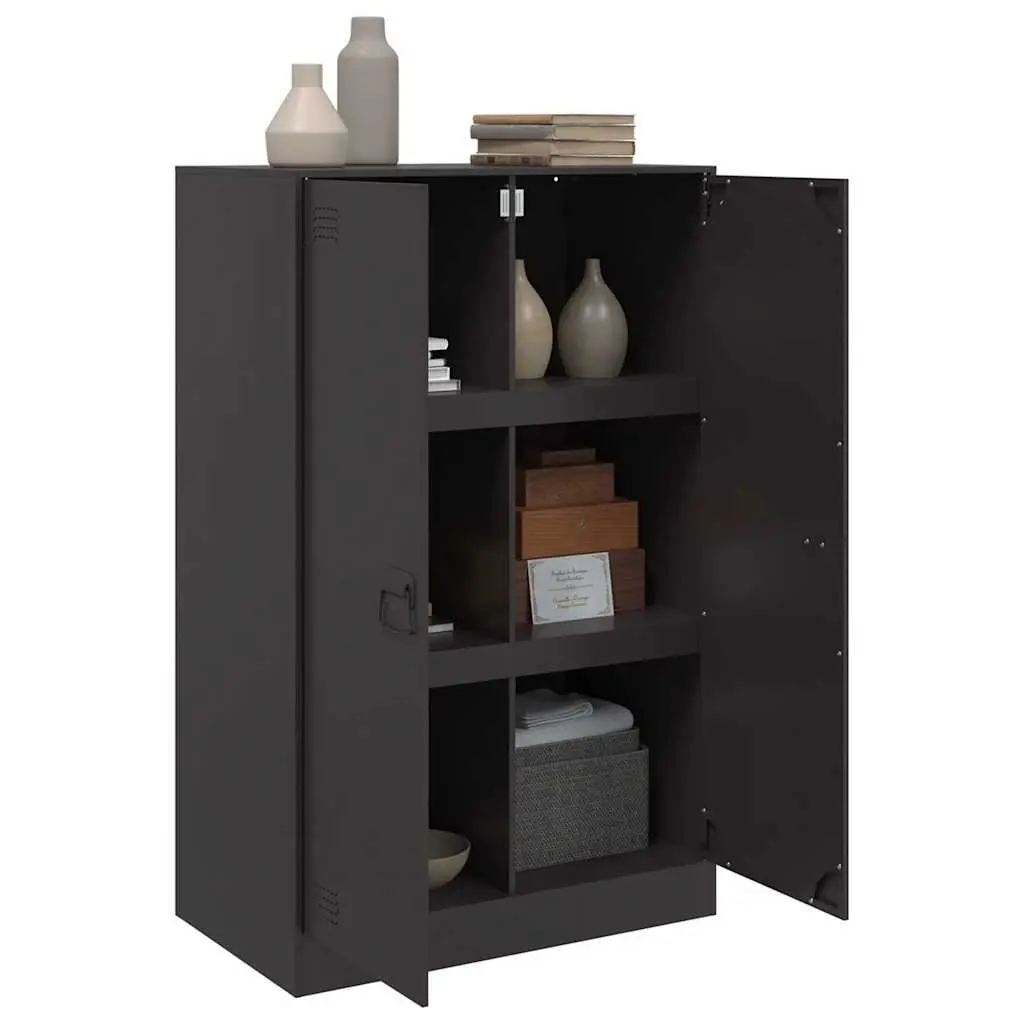 Black Sideboard with Ample Storage Space