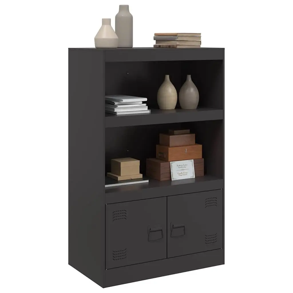 Black Sideboard with Ample Storage Space
