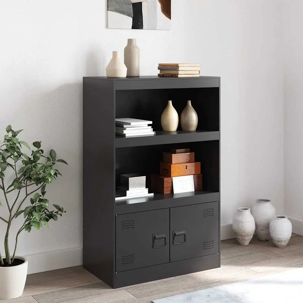Black Sideboard with Ample Storage Space