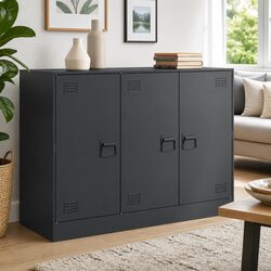 Reliable Anthracite Storage Cabinet with Practical Design