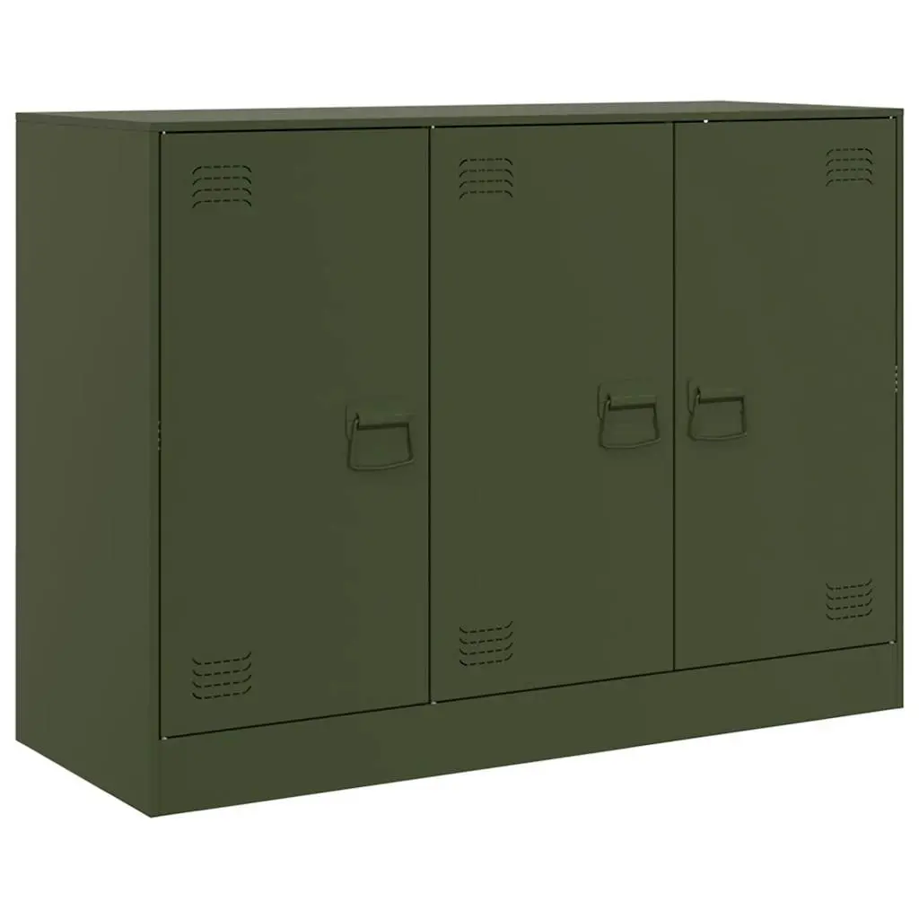 Olive Green Sideboard with Ample Storage