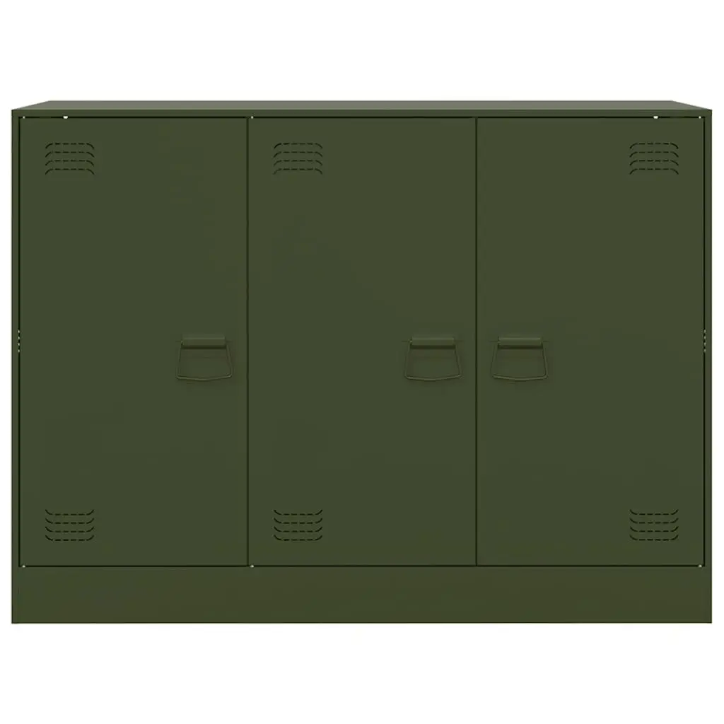 Olive Green Sideboard with Ample Storage