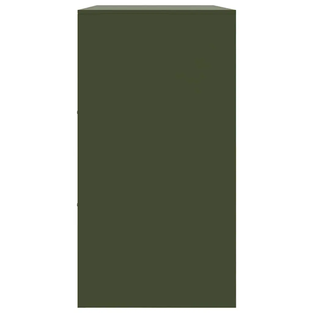 Olive Green Sideboard with Ample Storage