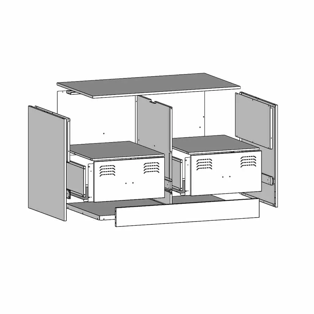 Black TV Cabinets with Ample Storage