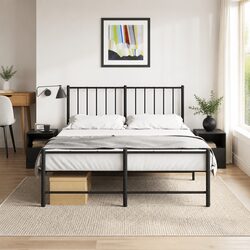 Value-Packed Black Nightstands: 2pc Set