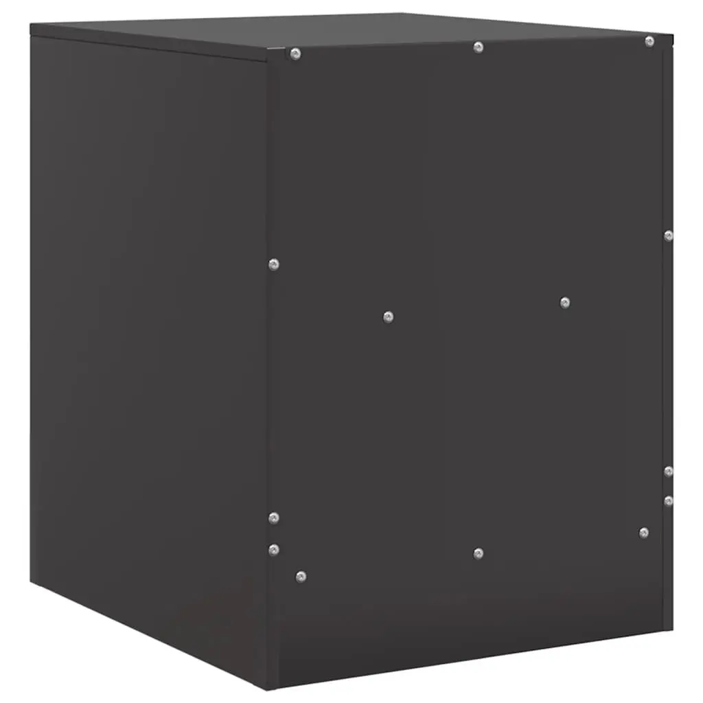 Bedside Cabinets Storage 34.5x39x44cm Black 2 Piece