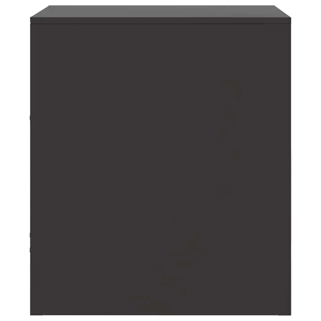Bedside Cabinets Storage 34.5x39x44cm Black 2 Piece