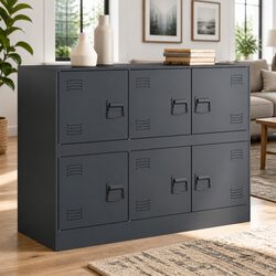 Reliable Anthracite Sideboard Storage Solution 99x39x73cm