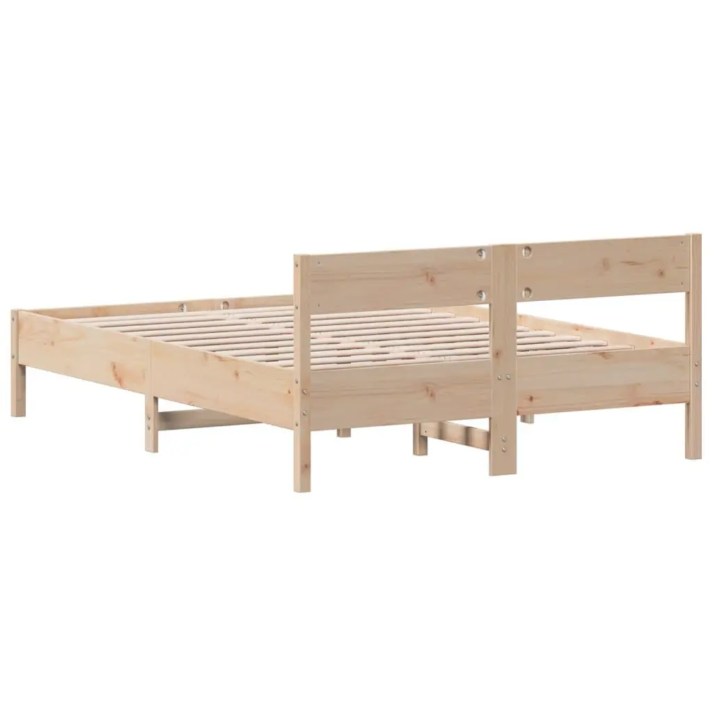 Solid Pine Bed Frame 150x200 cm
