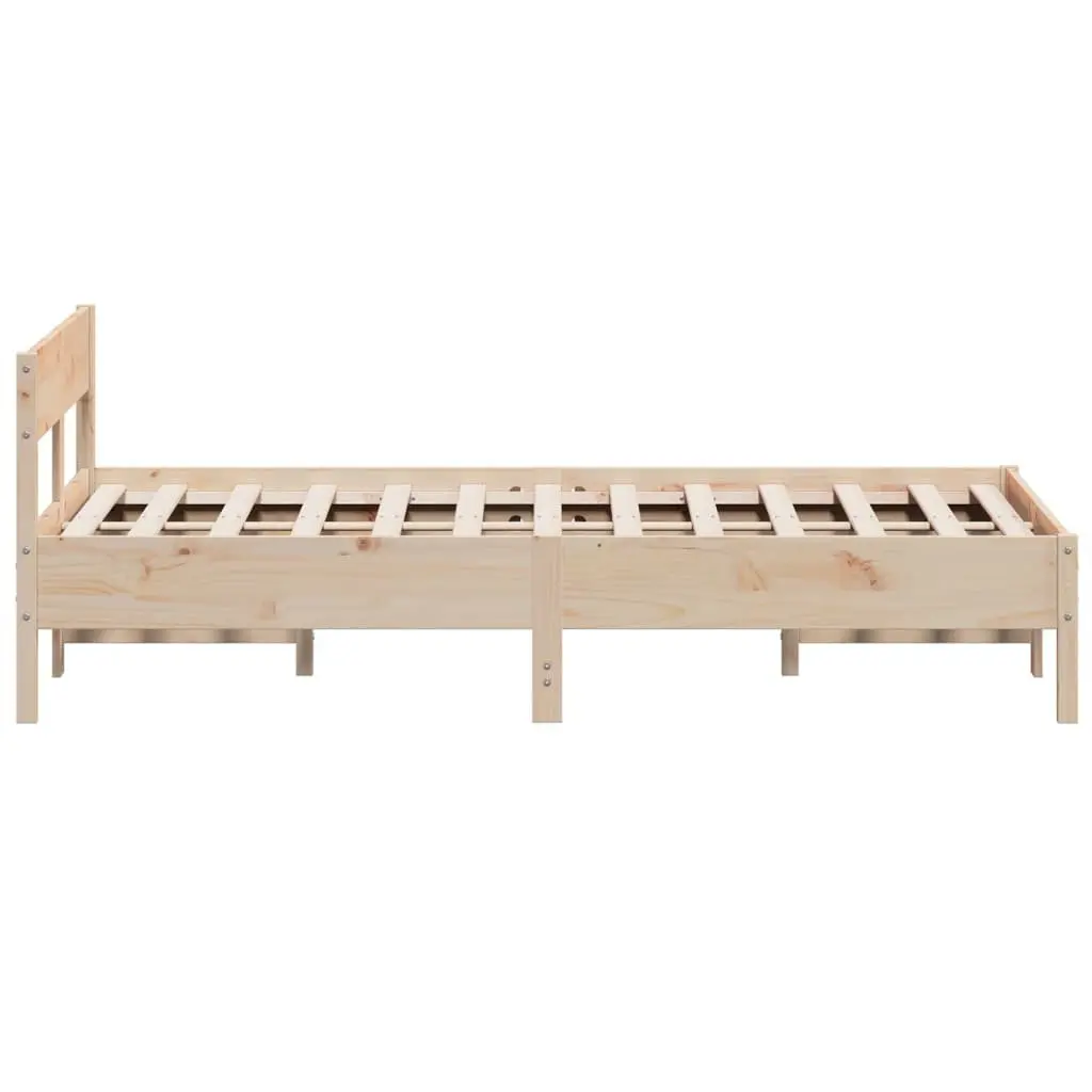 Solid Pine Bed Frame 150x200 cm