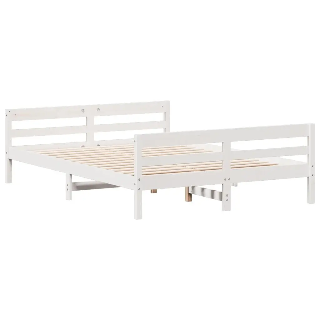 White Pine Double Bed Frame 137x187 cm