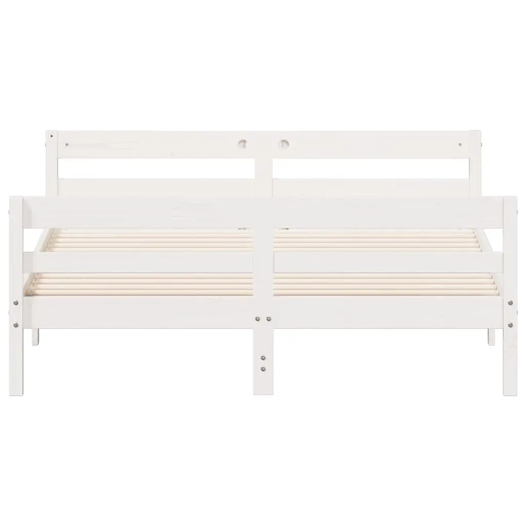 White Pine Double Bed Frame 137x187 cm