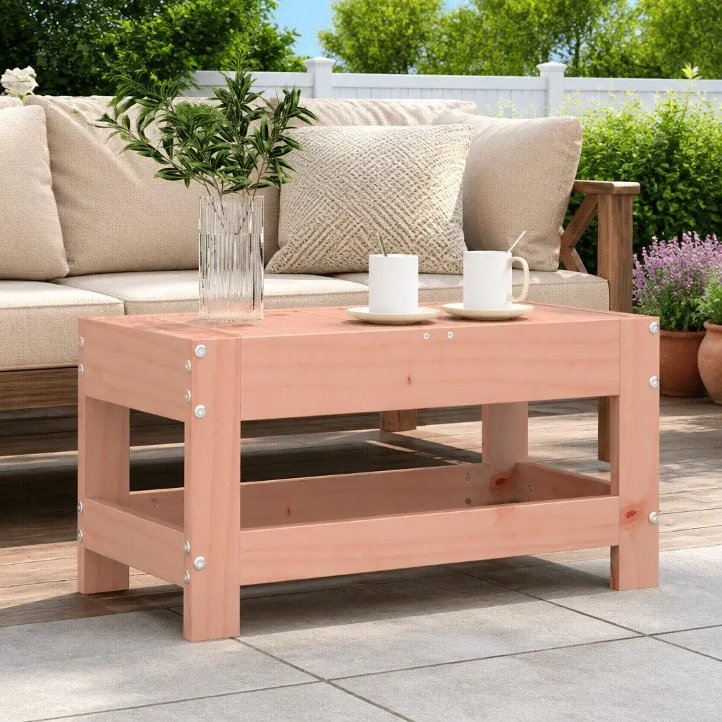 Solid Wood Footstool for Outdoor Comfort
