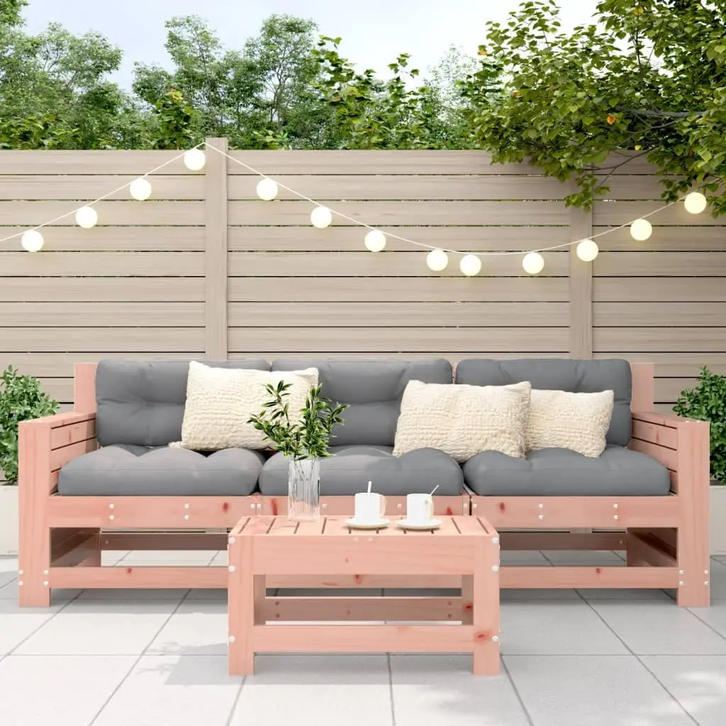Solid Wood Footstool for Outdoor Comfort