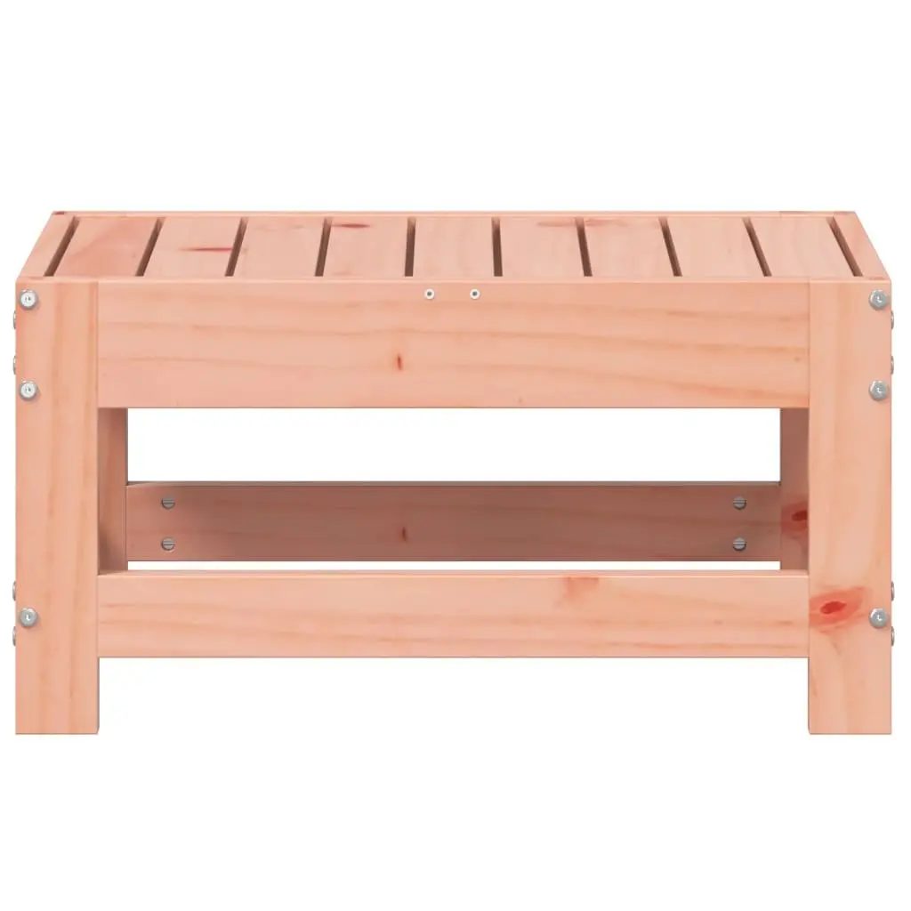 Solid Wood Footstool for Outdoor Comfort