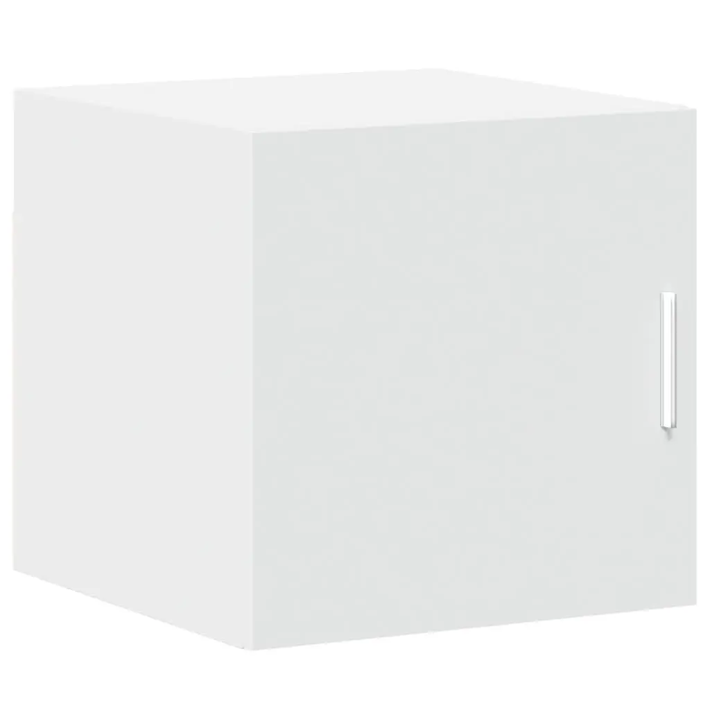 White Engineered Wood Wall Cabinet