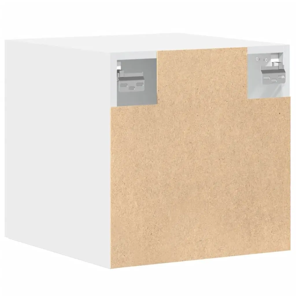 White Engineered Wood Wall Cabinet