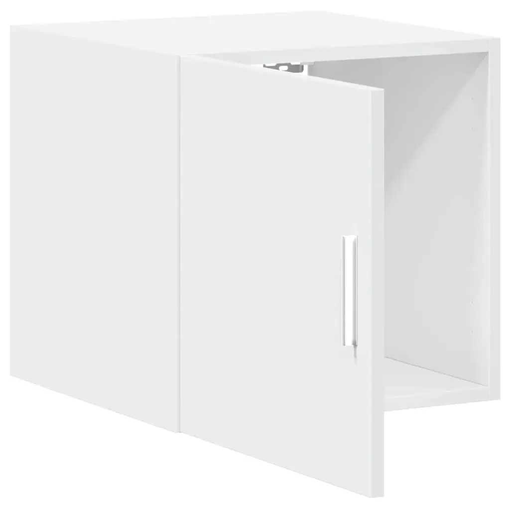 White Engineered Wood Wall Cabinet