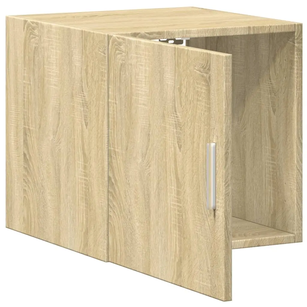Wall Cabinet Brown Engineered Wood Floating Storage Hanging Sideboards Buffet