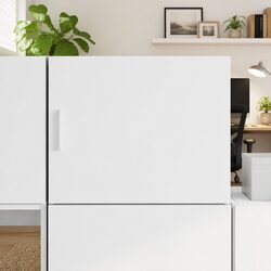 Reassuring White Wall Cabinet for Organized Living
