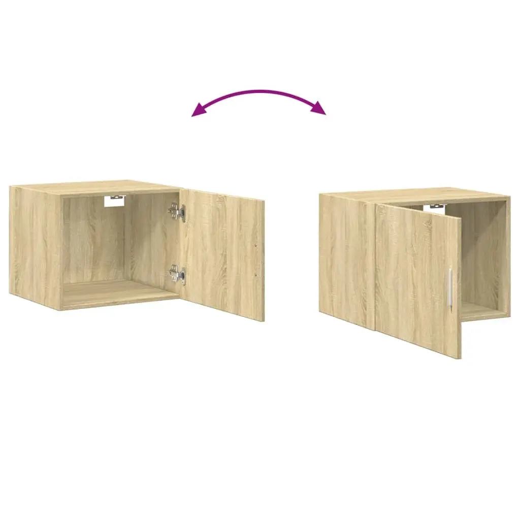 Wall Cabinet Storage Brown Sonoma Oak Wall-mounted 50 x 42.5 x 40 cm