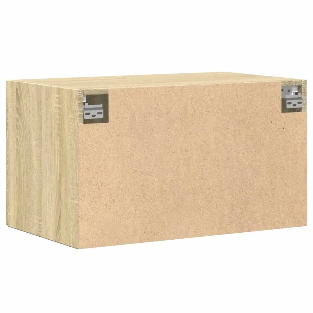 Wall Cabinet Sonoma Oak Brown Engineered Wood Storage Hanging Furniture