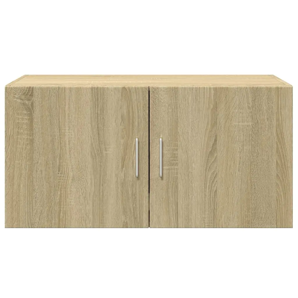 Wall Cabinet Storage 80x42.5x40cm Engineered Wood Brown