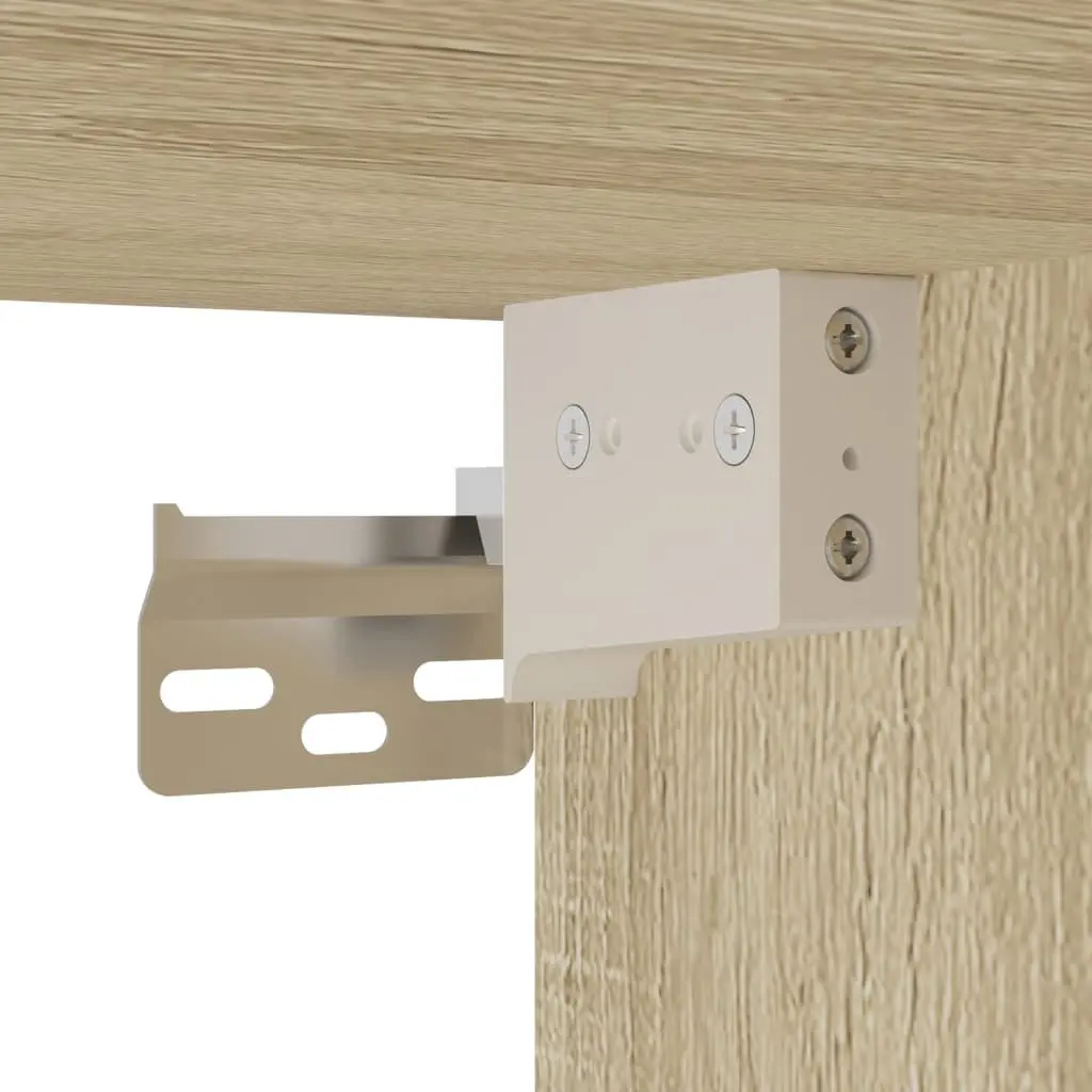 Wall Cabinet Storage 80x42.5x40cm Engineered Wood Brown