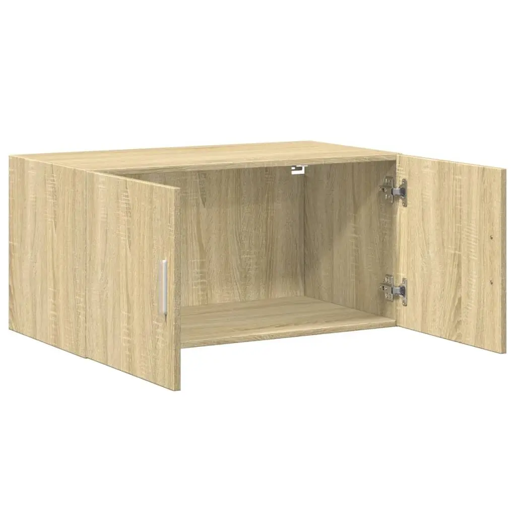 Wall Cabinet Storage 80x42.5x40cm Engineered Wood Brown