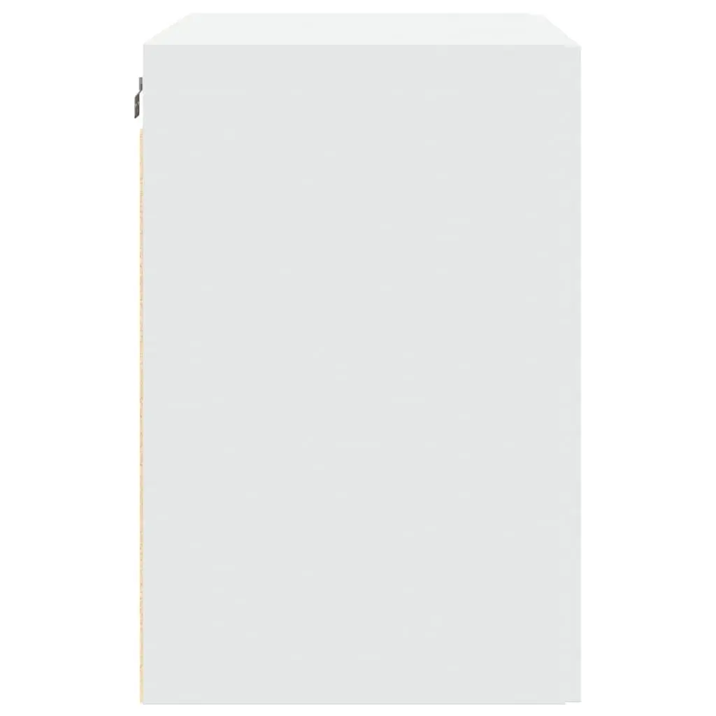 Wall Cabinet White Storage Furniture Engineered Wood Hanging Mounted Organizer