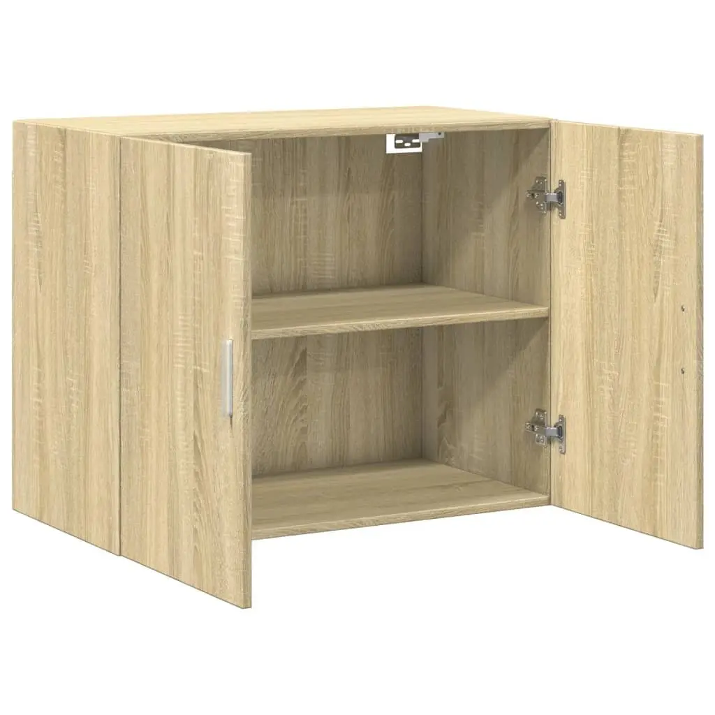 Wall Cabinet Storage 80x42.5x64cm Brown Engineered Wood