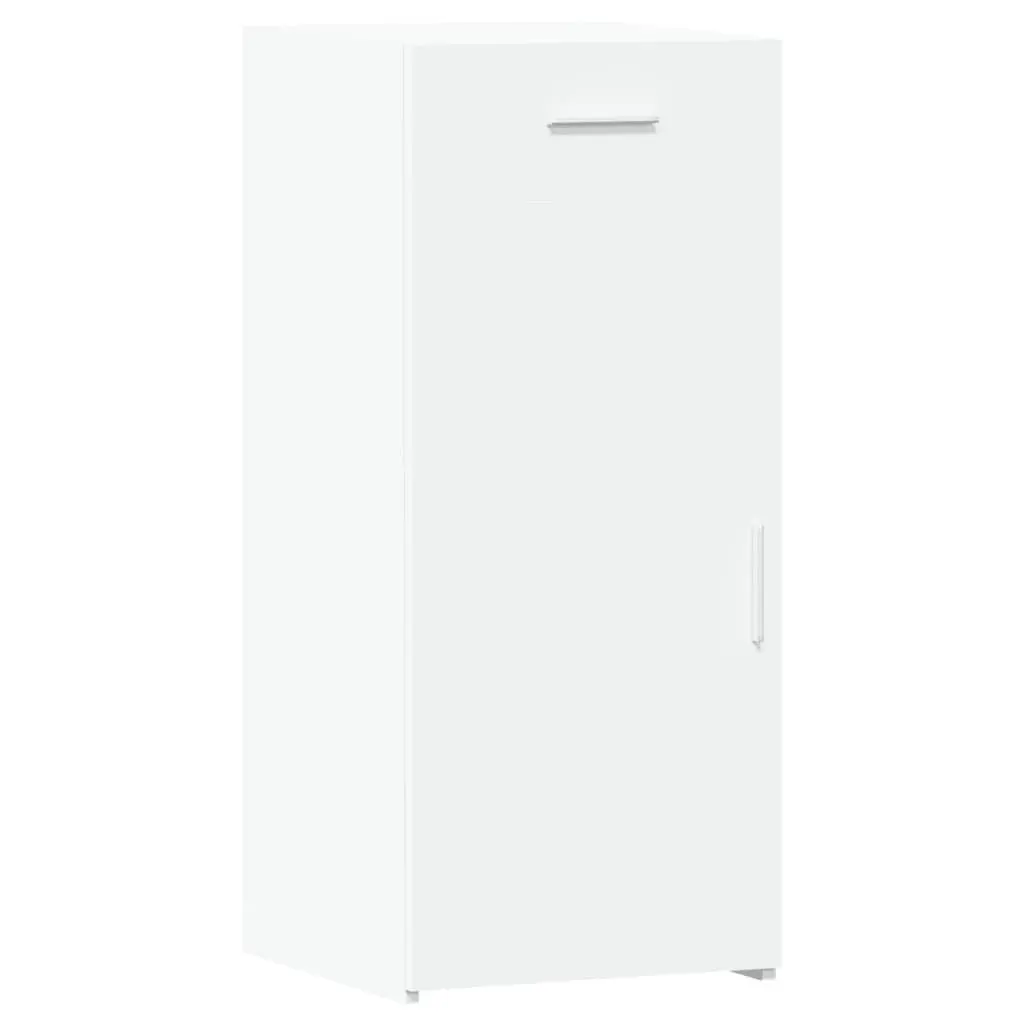 White Sideboard Storage Cabinet with Drawer Door Engineered Wood Home Furniture