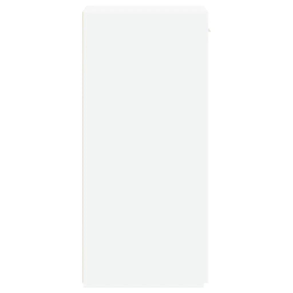 White Sideboard Storage Cabinet with Drawer Door Engineered Wood Home Furniture