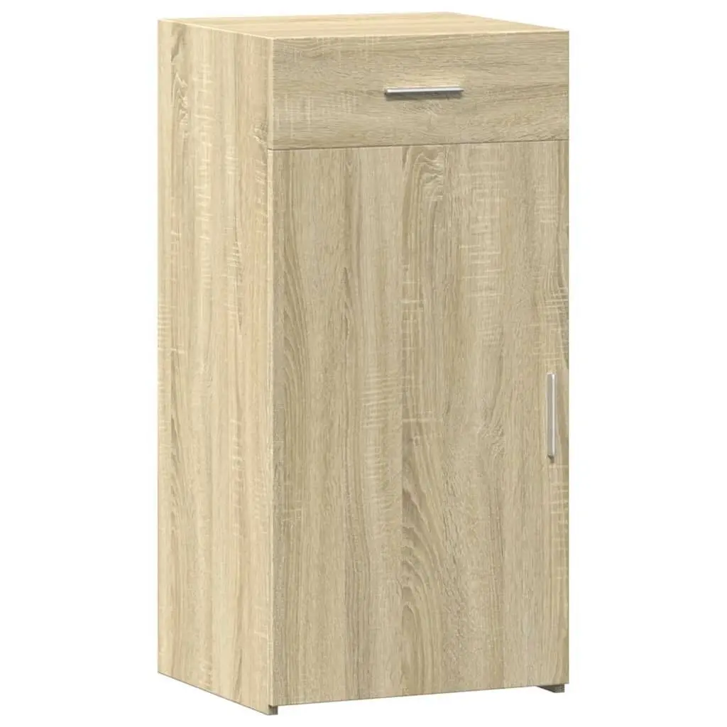 Brown Engineered Wood Sideboard Cabinet
