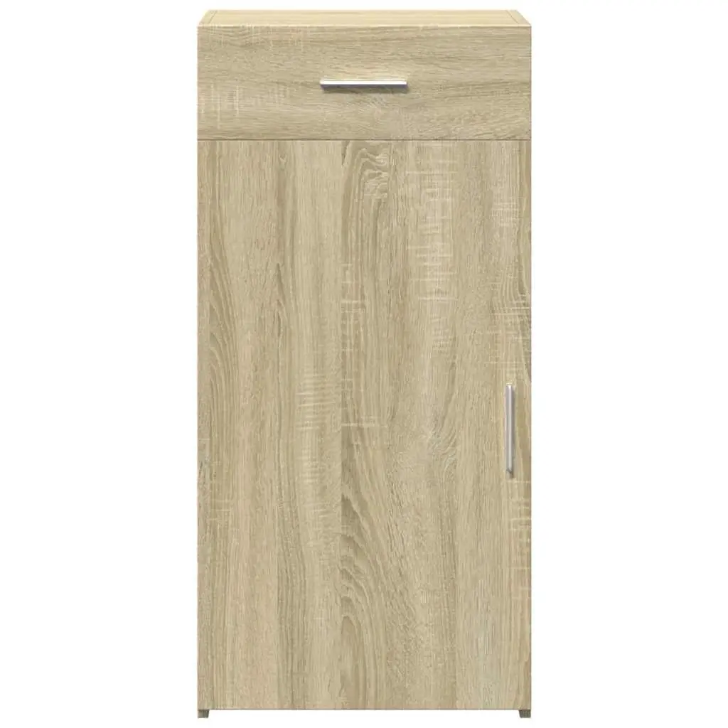 Brown Engineered Wood Sideboard Cabinet