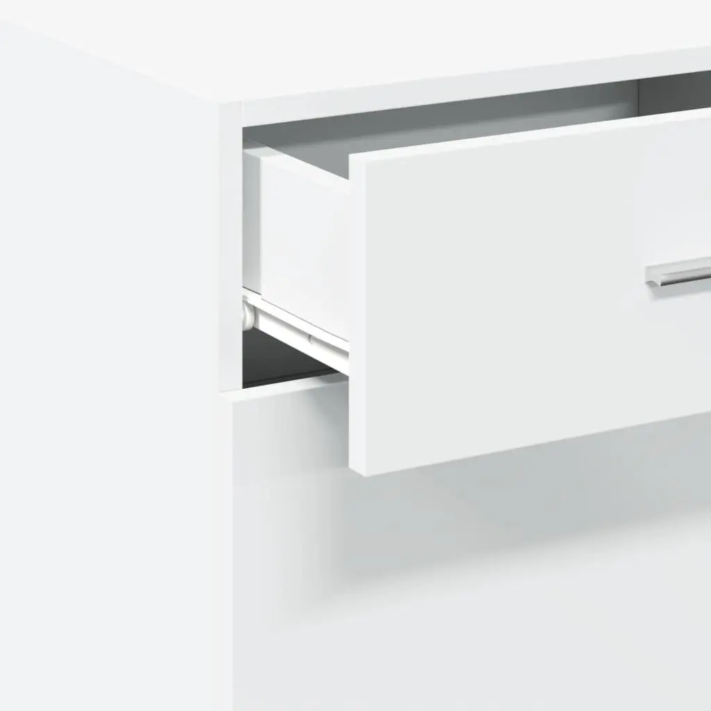 Sideboard Cabinet Storage Engineered Wood 50 x 42.5 x 93 cm White