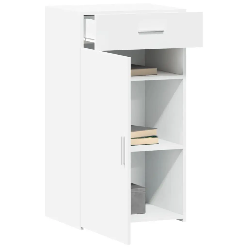 Sideboard Cabinet Storage Engineered Wood 50 x 42.5 x 93 cm White